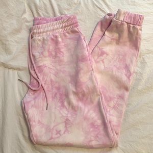 TIGER MIST tie dye pink sweats